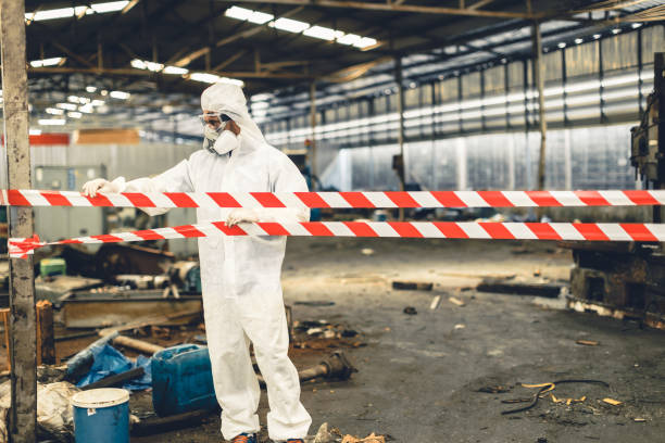 Professional Biohazard technician working in Oxford, GA